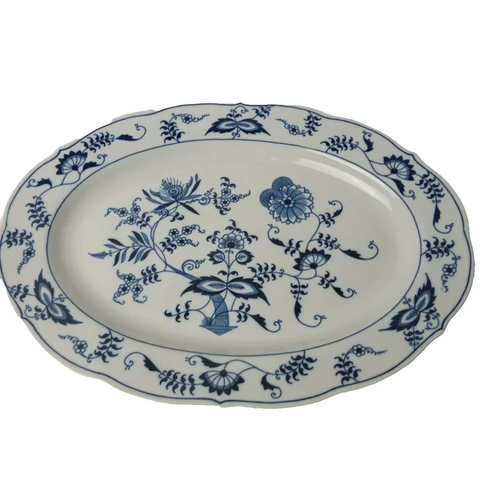BLUE DANUBE 14'' OVAL PLATTER